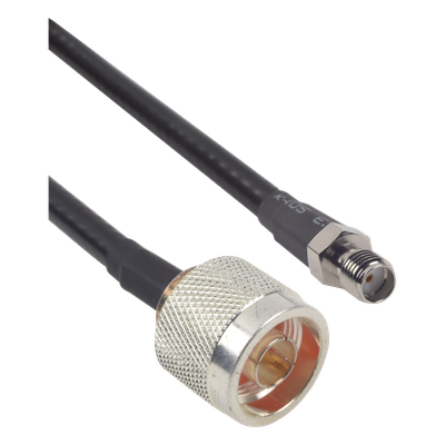 Cable Coaxial LMR-240 / 60 cm (1.97 ft) / Conector N Macho a SMA Hembra / RG-8/U