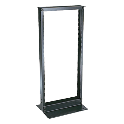 Rack de Dos Postes / 19 in EIA-310D / 24 Unidades de Rack / Aluminio / Carga 300 lbs (136 kg) / Rieles Roscados #12-24 / 1219 mm (4 ft) de Altura