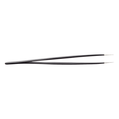 Pinzas Antiestáticas / Acero Inoxidable / Mango Esbelto / Punta Afilada / 14 cm (5.5 in) / 14 g / SMD y Semiconductores