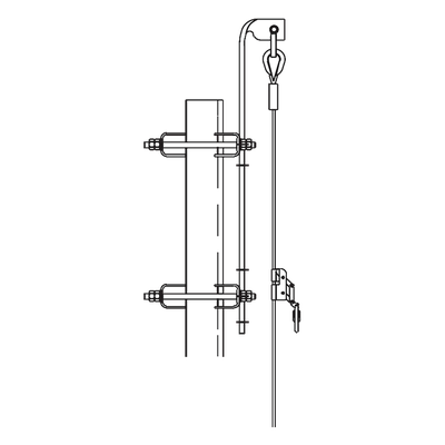 Línea de Vida Horizontal / 45.7 m (150 ft) / Compatible Super Titan / Alta Resistencia / Exteriores