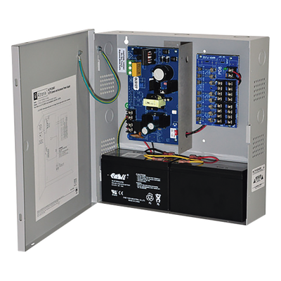 Fuente de alimentación CCTV / 12-24 VDC seleccionable / 4-6A / 8-16 salidas protegidas / Capacidad de respaldo
