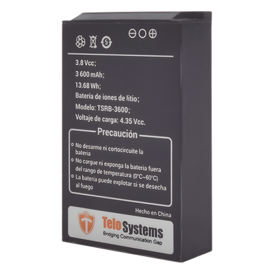 Batería Li-Ion / 3600 mAh / 13.68 Wh / 3.8 VCC / Compatible TE580PLUS