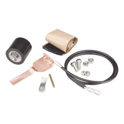 Kit de Puesta a Tierra / Guía de Onda Elíptica 43 / 130,000 A / IP68 / -40°C a +85°C / 2 pies Cable