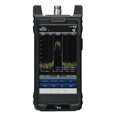 Analizador de Espectro Portátil / 9 kHz a 6 GHz / Pantalla Táctil Multitáctil / 0.9 kg / 5 h Batería / Preamplificador 2 Niveles