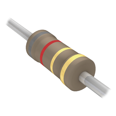 Resistencia Axial / Película de Carbón / 8.2 Ω / 1/4 W / 5% / 250 V / -55°C a +155°C