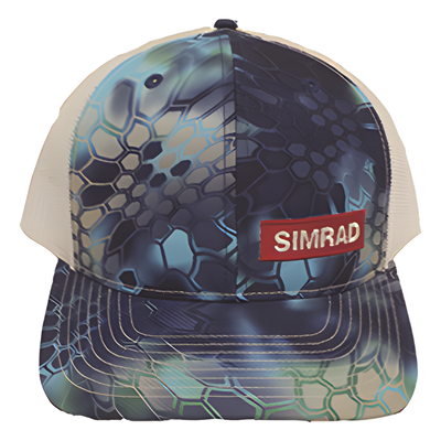 Gorra / Ajustable / Transpirable / Azul y Blanco / Visera Curva