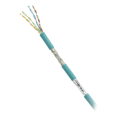 Cable SF/UTP Cat 5e / 4 Pares / 24 AWG Multifilar / Industrial / Resistente Aceite y UV / 305 m (1000 ft) / Flexible 1 Millón Ciclos