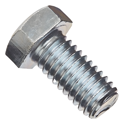 Tornillo Máquina Estándar / Rosca UNC 3/8" (9.5 mm) / Longitud 2 1/2" (63 mm) / Grado 2 / Galvanizado Electrolítico