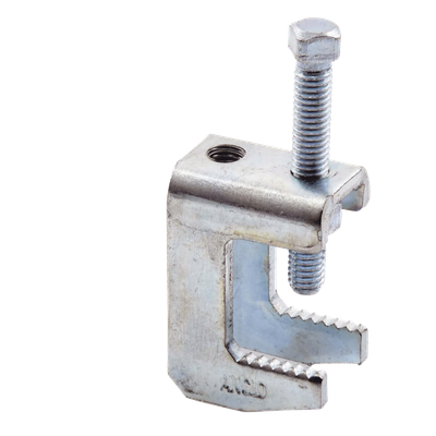 Mordaza Fija / Acero AISI 1018 / Barra 1 1/4" / Varilla 3/8" / Carga 250 kg