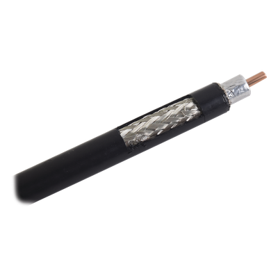 Cable Coaxial RG-8 / Ultra Flexible / 50 Ohms / Blindaje >90 dB / 305 m (1000 ft)