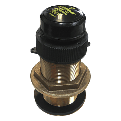 Transductor Thru Hull / Bronce / Profundidad-Velocidad-Temperatura / 235 kHz / 75 x 125 mm / 2.5 x 4.1 in