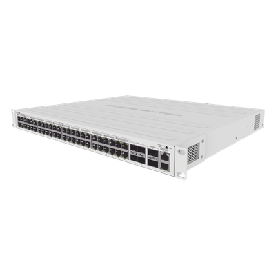 Switch PoE / 48 Puertos Gigabit 802.3af/at / 4 SFP+ 10G / 2 QSFP+ 40G / 1U Rack / 800W / 168Gbps / 235Mpps