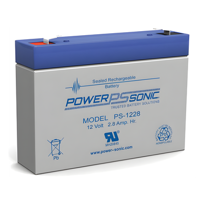 Batería de Respaldo AGM/VRLA / 12V 2.8Ah / Terminales F1 / Vida Útil 5 Años / Certificación UL