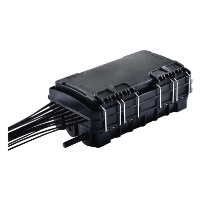Caja de Distribución de Fibra Óptica / 24 Empalmes / 16 Puertos SC/APC Simplex / IP65 / 16 Salidas Drop