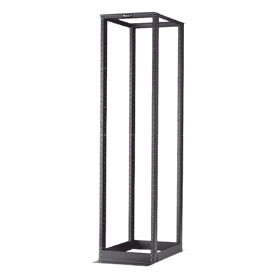Rack de Cuatro Postes / 19" EIA-310D / 45 UR / Carga 1134 kg (2500 lbs) / Rieles Roscados #12-24 / Profundidad 584 mm (23 in)