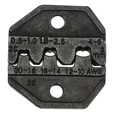 Matriz Ponchadora / Terminales sin Aislamiento o de Cilindro Abierto / 10-20 AWG / 64 g / Compatible con Pinza VDV200-010
