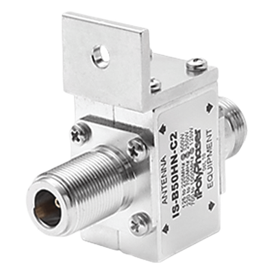 Protector Coaxial RF / 125-1000 MHz / 50 Ω / N Hembra Bidireccional / 500W / 20 kA / Tubo de Gas