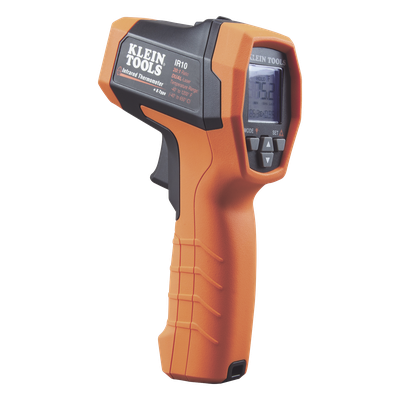 Termómetro Infrarrojo / Doble Láser / IR y Sonda Tipo K / Rango -40 a 650 °C (-40 a 1200 °F) / Resolución 20:1 / Emisividad Ajustable
