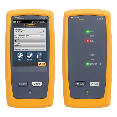 Certificador de Cable de Cobre / Cat5e-Cat8 / 2 GHz / Módulos OLTS Quad / WiFi Integrado / Pantalla 5.7 in (14.48 cm)