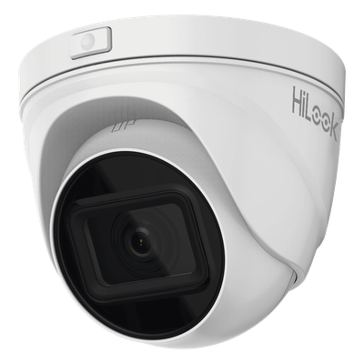 Turret IP / 4 MP / Lente Motorizado 2.8-12 mm / IR 30 m / PoE / IP67 / WDR 120dB / Micro SD 256 GB / H.265+ / 98 pies IR