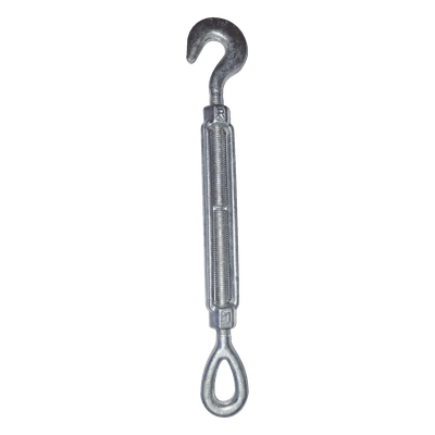 Tensor de Acero Forjado / 1/2 in / Carrera 6 in / Ojo-Gancho / Galvanizado Inmersión en Caliente / Carga 1500 lbs