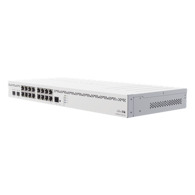 Cloud Core Router / 16 Puertos Gigabit / 2 SFP+ 10G / CPU 4 Núcleos 1.7 GHz / 4 GB DDR4 / Dual PSU