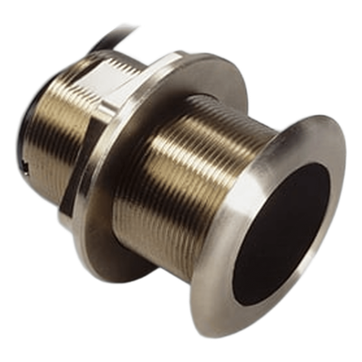 Sonda de Frecuencia Dual / 50/200 kHz / 600 W / Ancho de Haz 45°-12° / Profundidad Máxima 1200 ft (365.8 m) / Medición de Profundidad y Temperatura / Cable 33 ft (10.1 m) / 8 Pines