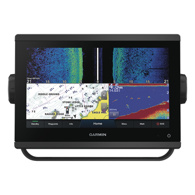 Plotter con Ecosonda / Pantalla Táctil 9" / CHIRP ClearVü SideVü / Potencia 1 kW / GPS GLONASS 10 Hz / Red NMEA 2000