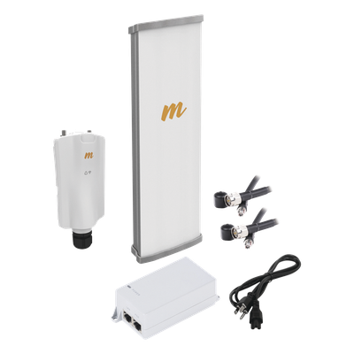 Radio Access Point / 700 Mbps / 4.9-6.4 GHz / 4x4 MIMO / 64 Usuarios Concurrentes / IP67 / PoE 24V