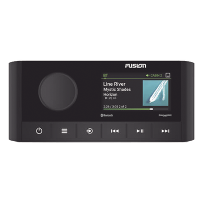 Estéreo Marino / Panel IPX7 / Pantalla LCD 2.7" / Bluetooth 10m / Amplificador Clase D 200W / NMEA 2000 / 68x157x127 mm