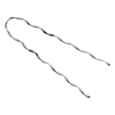 Remate Preformado para Fibra Óptica / Mini Figura 8 / Span 80 m (262.5 ft) / Mensajero Acero 1.6 mm / Tensión 1746 kg / Longitud 127 mm (5')