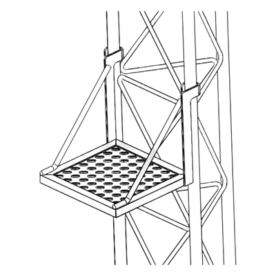 Plataforma de Descanso / Torre STZ35G / Diseño Ergonómico / Resistente a Clima Extremo / Instalación Rápida