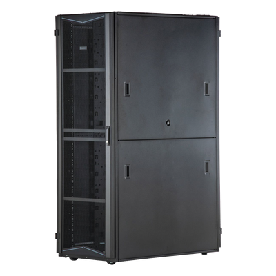 Gabinete para Centro de Datos / 45 UR / 800 mm Ancho (2.62 ft) / 1200 mm Profundidad (3.94 ft) / Carga 1591 kg / Acero Negro