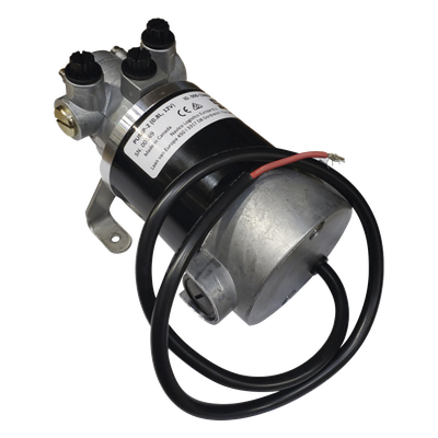 Bomba Hidráulica Reversible / 12V DC / Flujo 0.8L (49 cu.in) por Minuto / Cilindros 80-250 cc (4.9-15.2 cu.in) / Conexiones ORB / 3 Accesorios ORB-5 a 9/16 UNF / Compatible SteadySteer / Embarcaciones hasta 35 pies (10.7 m)