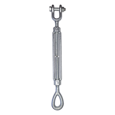 Tensor de Cable / Ojo-Quijada / Acero Forjado / Galvanizado en Caliente / 5/8" / Carrera 9" / Carga 3500 lbs