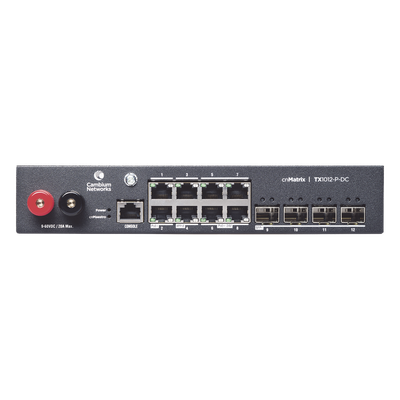 Switch / 8 Puertos PoE / 4 SFP+ / 170 W PoE / Capa 2 / Gestión On-Premises / DC