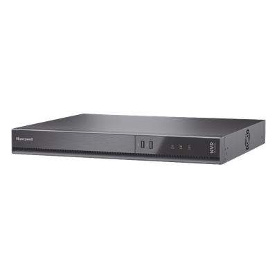 NVR IP / 16 canales / 16 puertos PoE / hasta 8 MP (4K) / H.265 / 16 TB (2x8 TB) / ONVIF S / NDAA
