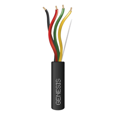 Carrete de Cable / 152 m (500 pies) / 4 x 18 AWG / Direct Burial FPL / Intemperie / Detección de Incendio y Evacuación