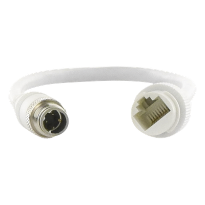 Cable Adaptador M12 a RJ45 / Conector Industrial / Para Sistemas Móviles / Red Ethernet