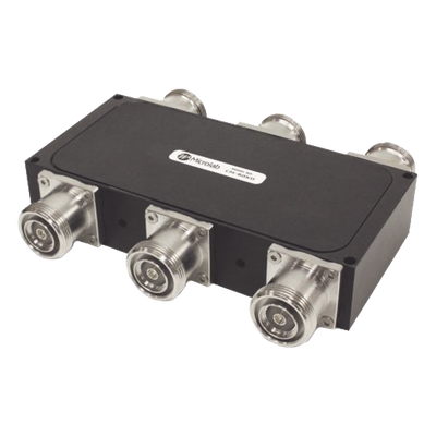 Combinador híbrido / 3x3 / 617-2700 MHz / 150W / -161 dBc / 4.3-10 IP68 / Uso exterior