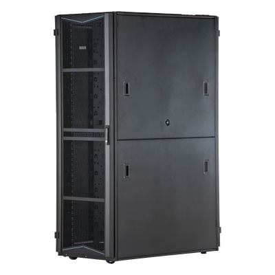 Gabinete para Centro de Datos / 45 UR / 700 mm (2.3 ft) Ancho / 1070 mm (3.5 ft) Profundidad / Sin Paneles Laterales / Acero / Negro