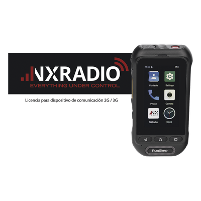 Kit Radio PTT / Android 10 Go / IP68 / MIL-STD 810H / Altavoz 105 dB / Batería 3000 mAh / 12 Meses Servicio