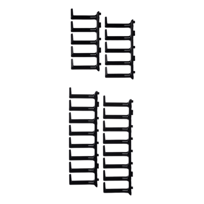 Kit Dedos Gestión de Cables / Gabinetes 42-51 RU / Dedos 100 mm / Anchura Ajustable 600-800 mm / Puertas Traseras 80% Perforación / Conexión Eléctrica Sin Cables