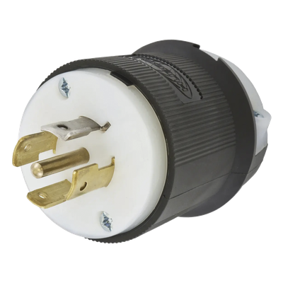 Clavija Industrial con Bloqueo de Media Vuelta / 20 A / 120/208 V CA / 4 Polos 5 Hilos / NEMA L21-20P / 2.75 in (69.85 mm) Alto / Grado Industrial