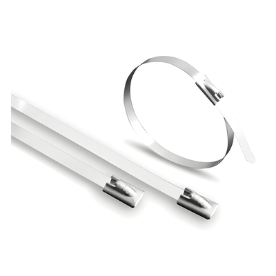Cincho de Acero Inoxidable / 4.6 x 360 mm / Rango -80°C a +150°C / 100 piezas / 1.18 x 14.17 pulgadas