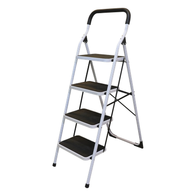 Escalera plegable tipo taburete / Acero / 1.37 m (4.5 ft) / Capacidad 160 kg
