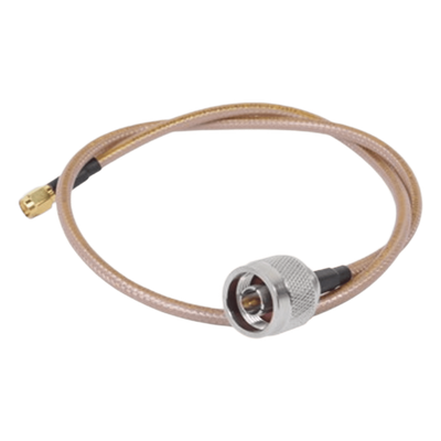 Jumper Coaxial / 60 cm (1.97 ft) / N Macho a SMA Inverso Macho / Hasta 8 GHz / Cable LP142
