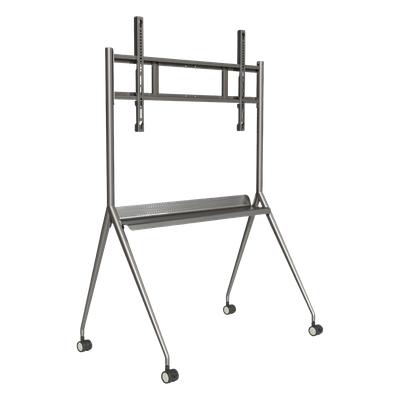 Soporte de Piso Móvil / Pantallas 86" y 98" / VESA 400x200 a 600x400 / Carga 135 kg / Estructura Metálica