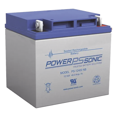 Batería de respaldo / 12V / 40Ah / AGM-VRLA / Terminales T6 / 5 años vida útil / Certificación UL