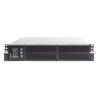 UPS de 3000VA/2700W / Topología On-Line Doble Conversión con Baterías Internas / Entrada y Salida de 120 Vca / Clavija de Entrada NEMA L5-30P / Pantalla LCD Configurable / Formato Rack/Torre